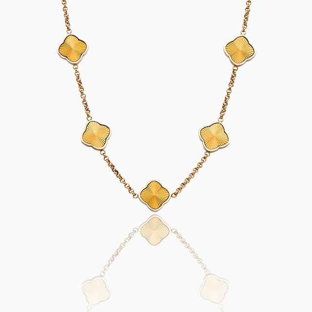 Sunburst Clover Necklace