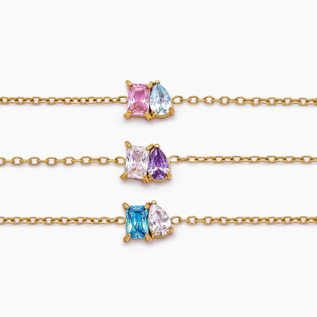 Forever Duo Bracelet with Birthstones